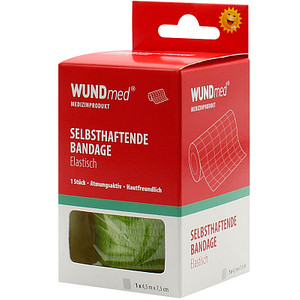 WUNDmed® Selbsthaftende Bandagen  04-015 grün 7,5 cm x 4,5 m, 1 St.