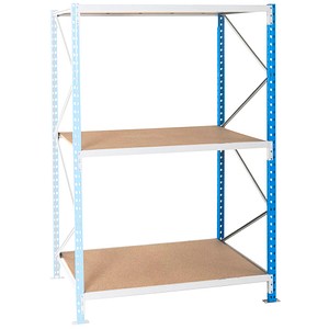 Manorga Anbau-Schwerlast-Weitspannregal EPSIVOL ZR2020803NF4S blau, braun 200,0 x 80,0 x 200,0 cm