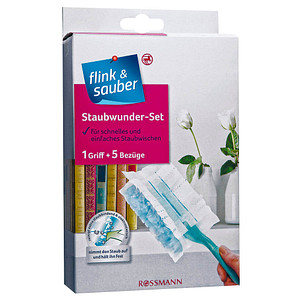 flink & sauber Staubfangtücher Mikrofaser, 1 Set
