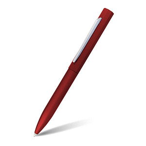 ONLINE® Kugelschreiber Octopen rot matt, Schreibfarbe: blau, 1 St.