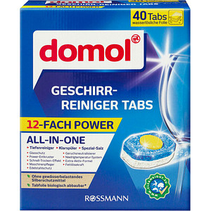 domol 12-FACH POWER Spülmaschinentabs 40 St.