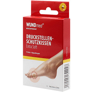 WUNDmed® Pflaster Druckstellenschutzkissen 02-121 beige 2,2 x 2,2 cm, 9 St.