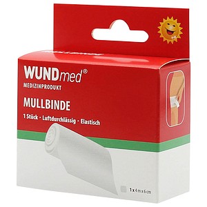 WUNDmed® Mullbinde 02-103 weiß 6,0 cm x 4,0 m, 1 St.