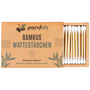 pandoo Wattestäbchen weiß, 200 St.