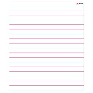 ALLboards magnetische Whiteboardfolie  Dreizeilig liniert 80,0 x 95,0 cm, 1 St.