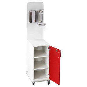 BOI Arktur Eco Isolationswagen weiß 4 Ebenen 44,0 x 57,0 x 166,0 cm