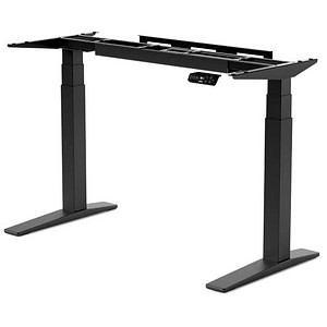 FlexiSpot E7 Pro elektrisch höhenverstellbares Schreibtischgestell schwarz ohne Tischplatte, C-Fuß-Gestell schwarz 110,0 - 190,0 x 68,0 cm