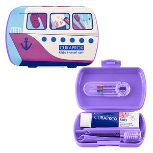 CURAPROX Zahnbürste KIDS Travel-Set, 1 Set