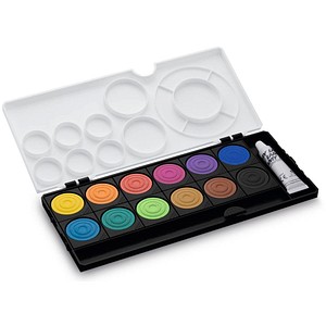 LAMY aquaplus schwarz Wasserfarbkasten 12 Farben