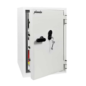 phoenix Tresor FORTRESS PRO Sicherheitsstufe S2 nach EN14450 mit Feuerschutz signalweiß 44,0 x 42,0 x 65,0 cm