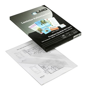 LMG Soft Touch Laminierfolien matt für A4 75 micron, 100 St.