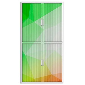 PAPERFLOW easyOffice Rollladenschrank 62210ST ohne Fachböden 110,0 x 41,5 x 204,0 cm