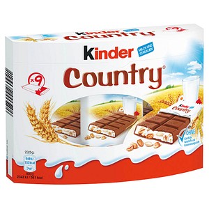 kinder Country Schokoriegel, 9 St.