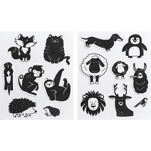HEYDA Motivstempel-Set Tiere 10,0 - 55,0 mm, 1 St.
