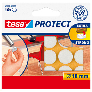 tesa Protect® Filzgleiter Kunststoff Ø 1,8 cm, 16 St.