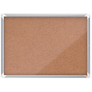 nobo Schaukasten Premium Plus silber 8x DIN A4 92,3 x 4,3 x 66,7 cm, 1 St.