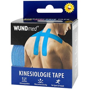 WUNDmed® Tape Kinesiologie 04-041 blau 5,0 cm x 5,0 m, 1 Rolle
