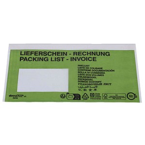 docuFIX® PAPER Lieferscheintaschen Papier DIN lang 250 St.