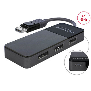 DeLOCK 87737  DisplayPort Splitter, 1 St.