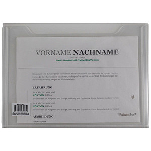 FolderSys Dokumententasche DIN A5 transparent glatt 0,20 mm, 1 St.