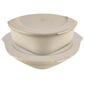 koziol Frischhaltedosen-Set Connect 7,3 cm hoch beige, 1 Set