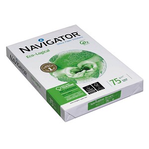 NAVIGATOR Kopierpapier Eco-Logical DIN A3 75 g/qm 500 Blatt NAVIGATOR Kopierpapier Eco-Logical DIN A3 75 g/qm 500 Blatt