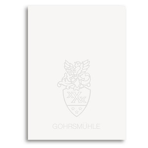 GOHRSMÜHLE Briefpapier mit Wasserzeichen weiß DIN A4 80 g/qm 500 Blatt GOHRSMÜHLE Briefpapier mit Wasserzeichen weiß DIN A4 80 g/qm 500 Blatt