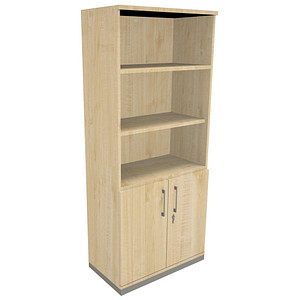 fm Regalschrank Oldenburg, 4260429768004 königsahorn 80,0 x 44,2 x 186,9 cm, 1 St.