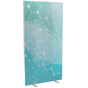 PAPERFLOW Trennwand easyScreen Business, 62193 bunt 94,0 x 173,4 cm, 1 St.