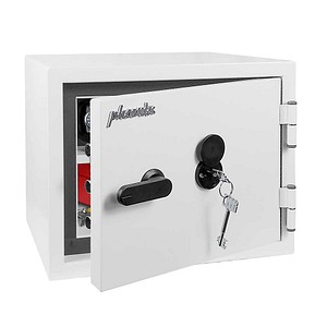 phoenix Tresor FORTRESS PRO Sicherheitsstufe S2 nach EN14450 mit Feuerschutz signalweiß 44,0 x 42,0 x 35,0 cm