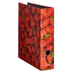 herlitz maX.file Fruits Motivordner Erdbeere 8,0 cm DIN A4 herlitz maX.file Fruits Motivordner Erdbeere 8,0 cm DIN A4
