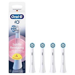 Oral-B iO Sanfte Reinigung Zahnbürstenaufsätze, 4 St.