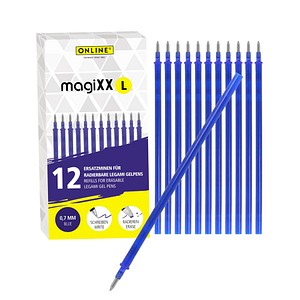 ONLINE® magiXX L Gelschreiberminen blau 0,7 mm 12 St.