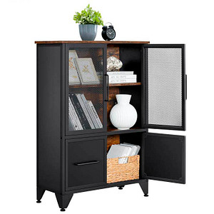 VASAGLE Sideboard, LSC053B01 braun 70,0 x 30,0 x 101,0 cm, 1 St.