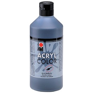 Marabu 073 Acrylfarbe schwarz 500,0 ml, 1 St.