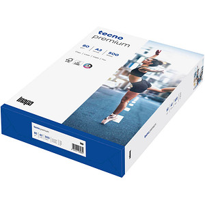 tecno Kopierpapier premium DIN A3 80 g/qm 500 Blatt tecno Kopierpapier premium DIN A3 80 g/qm 500 Blatt