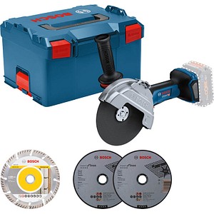 AKTION: BOSCH Professional GWS 18V-180 P Akku-Winkelschleifer-Set 18,0 V, ohne Akku mit Prämie nach Registrierung