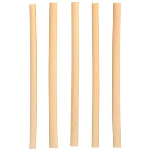 100 PAPSTAR Strohhalme pure braun