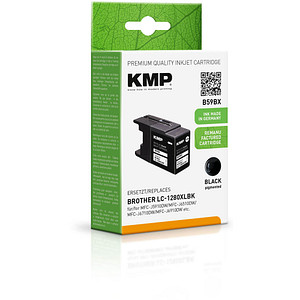 KMP B59BX schwarz Tintenpatrone ersetzt brother LC-1280XLBK KMP B59BX schwarz Tintenpatrone ersetzt brother LC-1280XLBK