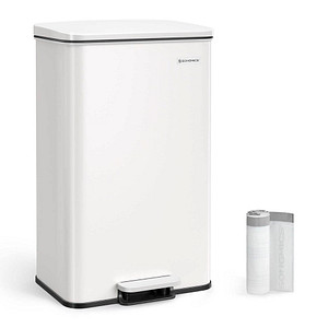 SONGMICS Mülleimer 40,0 l weiß, 1 St.