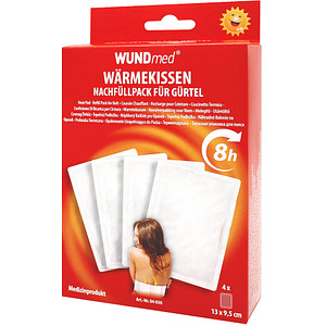 WUNDmed® Wärmepflaster Nachfüllpack Wärmegürtel 04-031 weiß, 4 St.
