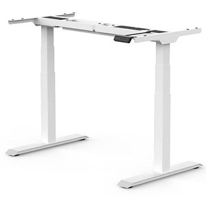 FlexiSpot E7 elektrisch höhenverstellbares Schreibtischgestell weiß ohne Tischplatte, T-Fuß-Gestell weiß 110,0 - 190,0 x 68,0 cm