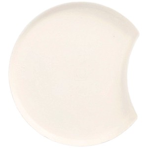 PAPSTAR Zuckerrohr-Teller pure Halbmond weiß Ø 12,0 cm, 100 St.