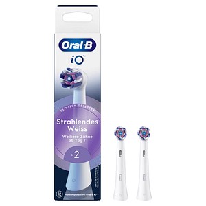 Oral-B iO Strahlendes Weiss Zahnbürstenaufsätze, 2 St.