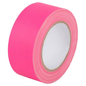 WIHEDÜ Neon Gewebeband pink 5,0 cm x 25,0 m 1 Rolle