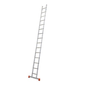 KRAUSE Anlegeleiter MONTO Sibilo alu 15 Sprossen, H: 440,0 cm