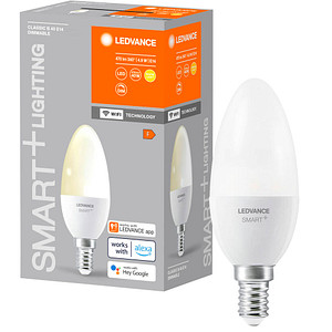 LEDVANCE WLAN-Lampe SMART+ WiFi Classic B40 DIM E14 4,9 W matt, 1 St.