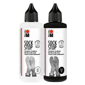 Marabu Sock Stop Stoffmalfarbe farbsortiert, 2 St.