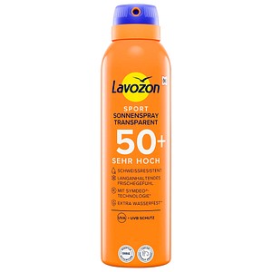 Lavozon Sport Transparent LSF 50+ Sehr Hoch Sonnenspray 200 ml