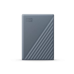 Western Digital My Passport mit USB-C 6 TB externe HDD-Festplatte grau